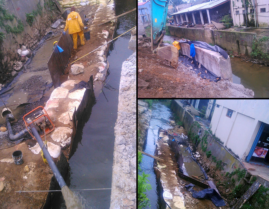 Construction of Box Culvert and Debris Trap at Nuwaraeliya Commercial Complex